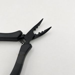 Pince à cheveux à tête incurvée, à dents, 3 trous, pour micro et nano anneaux, outils d'extension de cheveux en plumes, service OEM - Product Image 4