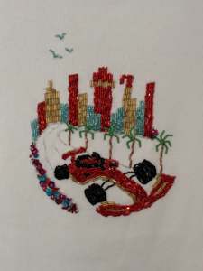 เสื้อสายเดี่ยวผ้าซาตินคอตตอนแบบยั่งยืนรักษ์โลก แต่งลูกปัดวิบวับลายหัวใจ เซ็กซี่ โชว์สัดส่วน ความยาวสั้น เหมาะสำหรับผู้หญิง - Product Image 5