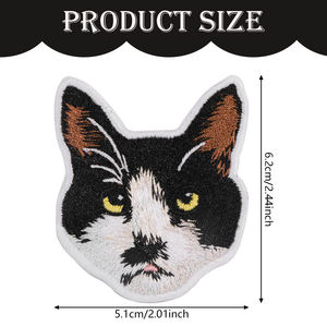 Custom Embroidered Patch Wholesale Personalized <b>Iron</b> <b>On</b> Sew <b>On</b> Woven Applique Embroidery Badges for Clothing Caps Hats Jackets - Product Image 3