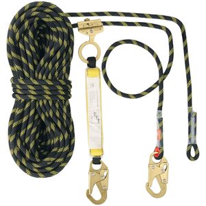 Corda da Arrampicata per Esterni da 45 Metri, Tensione di Rottura 30KN # Sicurezza # # Statico # # Roccia # # Arrampicata # # Moschettoni in Acciaio - Product Image 1