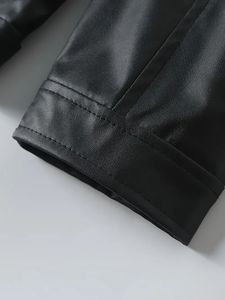 Custom Men's Half Chaps Western Chaps Genuine Leather Zipper Closure Breathable <b>Slim</b> <b>Fit</b> Training Outdoor Autumn Long Sleeve - Product Image 4