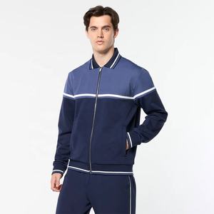 Conjunto de chándal de jogging con cremallera completa transpirable personalizado al por mayor ropa deportiva de manga larga para hombres - Product Image 1