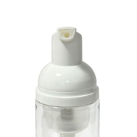 Bouteilles de shampoing pour cils en PET mousseur, cylindriques, vides, 60 ml, avec pompe pulvérisatrice pour faux cils