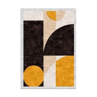 Ensemble de tapis en soie de créateur moderne fait à la main personnalisé pour cuisine salon tapis de prière pour la décoration intérieure