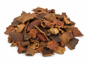 Poudre de pelure de grenade pure, 100% naturelle, issue de coquilles de grenade séchées coupées, pour infusion - Product Image 1