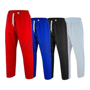 Pantalon de MMA unisexe léger de 8oz pour enfants et adultes, confortable et durable, équipement d'entraînement d'arts martiaux de karaté avec broderie OEM - Product Image 6