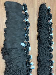 Vente Flash 2026 ! Cheveux vierges vietnamiens de qualité supérieure, non traités, ondulés naturels, alignés dans le sens des cuticules, pour tissage, pour revendeurs - Product Image 4