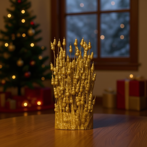 Decoraciones Navideñas Festivas de Calabaza Dorada - Product Image 3