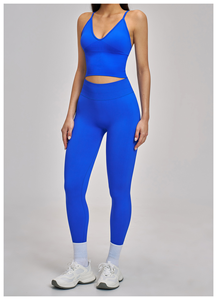 Highly Professional Women,s Slim Fit 2-Piece Workout Sportswear <b>Set</b> Includes High Waist Leggie Bra Plus Size Stitch Crystal - Product Image 6