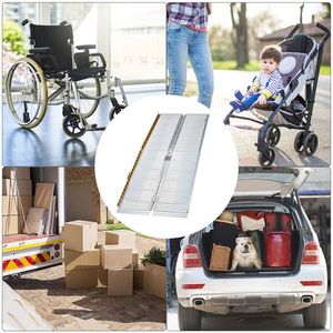 Rampe de chargement pliable portable en aluminium de 6 pieds pour scooters et fauteuils roulants - Product Image 5