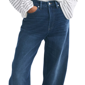 Jeans droits taille haute pour femmes, pantalon en denim classique, pantalon décontracté confortable, bas de tenue tendance, production sur mesure, vente en gros - Product Image 3