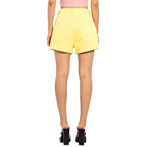 Shorts en jean skinny pour femmes, style Bermuda, écologiques, respirants, séchage rapide, hip-hop, simples, en denim, pour l'été, taille haute - Product Image 4