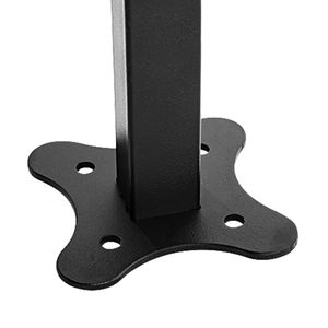 Rampe d'escalier extérieure en fer forgé de style transitoire, réglable de 1 à 5 niveaux, pour marches extérieures, nouvelle génération de clôture d'escalier extérieur - Product Image 3