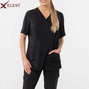 Uniforme de spa OEM pour femmes, ensemble de vêtements de travail pour salons de beauté et hôtels, coton imprimé, polyester et spandex, disponible pour adultes - Product Image 2