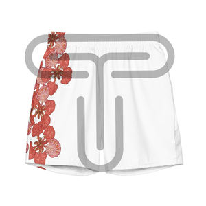 Top Trending Pantalones cortos de playa de verano para hombres Diseño de logotipo personalizado Pantalones cortos de surf Premium con cierre de cintura elástica Patrón sólido Ropa de playa - Product Image 4