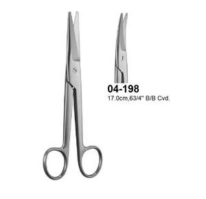 Tijeras Ginecológicas Mayo Noble Rectas de 16.5cm de Acero Inoxidable, Tijeras Quirúrgicas Generales para Vendajes, Tijeras de Disección Crown Satin - Product Image 2