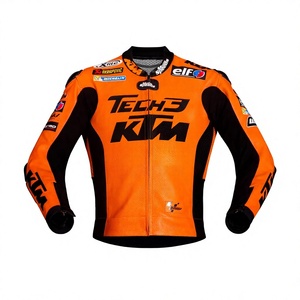 เสื้อแจ็คเก็ตมอเตอร์ไซค์หนังจิงโจ้แบบสั่งทำพิเศษ Danilo Petrucci MotoCP สำหรับแข่งรถ/เสื้อแจ็คเก็ต CE - Product Image 1