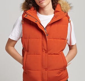 Ladies High Quality Puffer Vest Warm Quilted <b>Sleeveless</b> Winter <b>Jacket</b> Casual Outdoor Wholesale Factory Quilted <b>Sleeveless</b> - Product Image 2