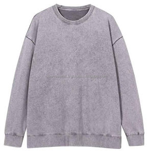 Sudaderas de gran tamaño con lavado ácido, ropa deportiva ligera para hombre, ropa informal, sudaderas de algodón 100% holgadas con lavado ácido - Product Image 5