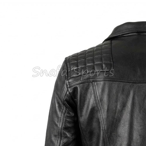 Gents Leather Jacket Slim Design Modern Fashion Trend Premium Quality Comfortable Durable Stylish Leather Jackets Outfit - Product Image 6