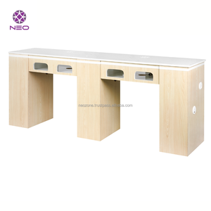 Meubles de salon écologiques, luxueux, minimalistes, modernes et élégants, en contreplaqué, MDF, avec plateau en marbre, tables à ongles du Vietnam avec collecteur de poussière - Product Image 1