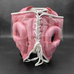 Guantes de Boxeo Personalizables Color Rosa Bebé, con Agarre Ergonómico, Cuero Vacuno Genuino, Acolchado Grueso de 4 Capas, con Cordones, Antideslizantes - Product Image 4