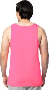 เสื้อกล้ามแขนกุดสีชมพูสำหรับผู้ชาย คอกลม สีพื้น เสื้อถักลำลอง - Product Image 3