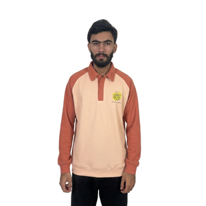 Polo en polyester respirant de qualité supérieure à manches longues, coupe ajustée, idéal pour les voyages d'été, polos pour hommes - Product Image 4