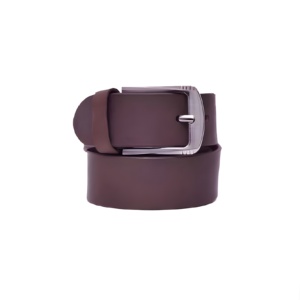 Premium Men Casual Leather Belt Brown Art Adjustable High Quality Durable Stylish Everyday Fashion <b>Accessory</b> for Modern Men 2026 - Product Image 2