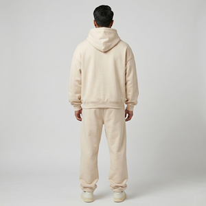 Survêtement de sport personnalisé pour hommes, ensemble de jogging vierge, vente en gros, confortable et respirant, survêtement à capuche pour hommes - Product Image 5
