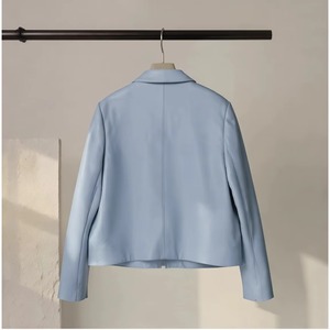 Proventure Industry Women's Genuine Leather Jacket Eco-Friendly Breathable Waterproof Reversible Winter Fashion Canvas <b>Fabric</b> - Product Image 5