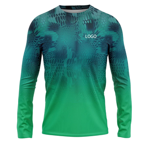 Chemises de pêche performantes en sublimation avec logo personnalisé, 100% polyester et élasthanne, fabrication OEM ODM sur mesure pour les sports de plein air - Product Image 4