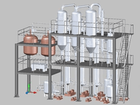 Moteur de pompe de cristalliseur MVR à économie d'énergie pour la production de sel de lithium de qualité batterie |   Système d'extraction de haute pureté entièrement automatisé