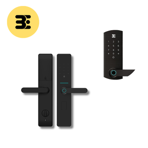 Serrure de porte sans clé en métal antivol avec code PIN factice et rappel de batterie - Product Image 1