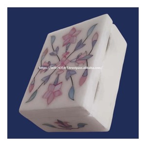 Caja especial de incrustaciones de mármol de arte MOP con diseño de Flores de Nueva producción con uso de nácar para embalaje de regalo de joyero - Product Image 4