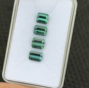 Turmalina Natural Lagoon, Gema Azul Verde, Corte Octogonal, 7.29 Quilates, Gema Suelta para Joyería Fina - Product Image 2