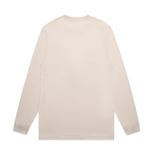 เสื้อยืดคอกลมแขนยาวผู้ชาย ทรงปกติ สีพื้น ผ้าคอตตอนเจอร์ซีย์ สวมใส่สบาย ดีไซน์เรียบง่าย - Product Image 6