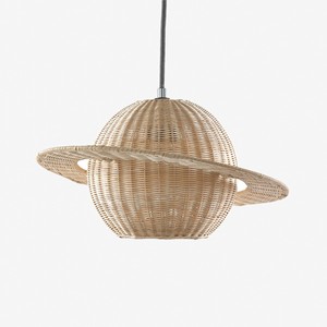 Lámpara colgante con forma de planeta estelar, decoración para habitación de bebé, pantalla de ratán para iluminación nocturna, lámparas y candelabros - Product Image 5