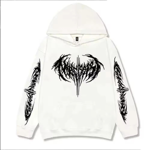 เสื้อฮู้ดผู้ชายยอดนิยมประจำฤดูใบไม้ร่วง ผ้าฝ้ายฟลีซ 100% พิมพ์ลาย ระบายอากาศ แห้งเร็ว ทรงหลวมปกติ รับสกรีนโลโก้ - Product Image 6