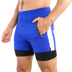 Pantalones Cortos Deportivos de Verano Estilo Urbano, de Lana, para Gimnasio y Entrenamiento, Diseño Sólido, Impermeables, Transpirables, de Calidad y a la Moda - Product Image 1