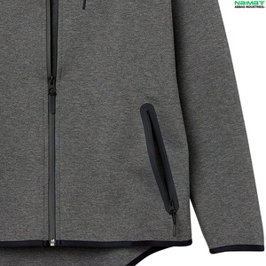Sudadera con capucha minimalista de cierre completo para hombre, de tela suave y sólida, para uso diario, informal y relajado. - Product Image 6