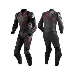 Combinaison de moto en textile, veste et pantalon de sécurité CE, combinaison de moto en cuir homologuée CE, équipement de course pour moto - Product Image 1