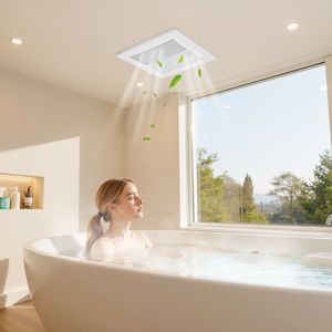 Ventilatore di Scarico Premium per Bagno da 80 CFM con Motore Silenzioso, Interfaccia Standard per Condotto da 4 Pollici, per Uso in Bagno e Lavanderia - Product Image 4