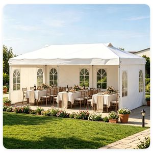 <b>Pop</b> <b>up</b> Tent 10x20ft with Detachable Sidewalls 3-Level Adjustable Height <b>Heavy</b> <b>Duty</b> Metal Frame Outdoor Party <b>Gazebo</b> - Product Image 1