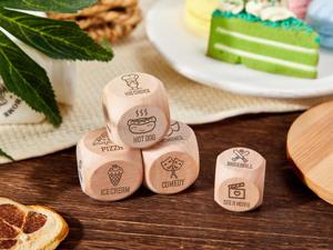 Dés en bois sur mesure, dés polyédriques en bois personnalisés pour jeux de rôle de table, accessoire de jeu professionnel, article de fabrication - Product Image 2