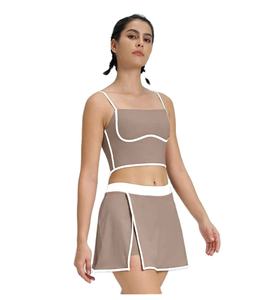 Nuevo Conjunto Deportivo Ligero y Moderno para Tenis, Material Flexible, para Partidos Competitivos, Jersey Deportivo Premium, Uniforme de Tenis para Mujer - Product Image 2