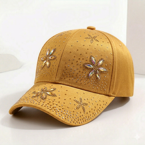 100% Polyester Adjustable Baseball Cap Metallic Holographic Rainbow Reflective Hip Hop Adjustable Strapback Peaked Hat - Product Image 1