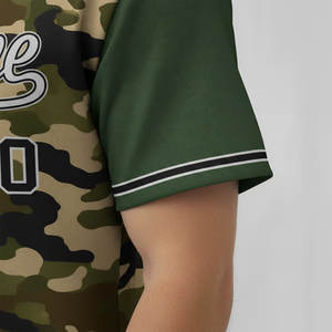 Maillots de baseball unisexes personnalisés vierges, options de logo par transfert thermique ou broderie, ensemble de maillots de softball 100 % polyester, toutes saisons - Product Image 3