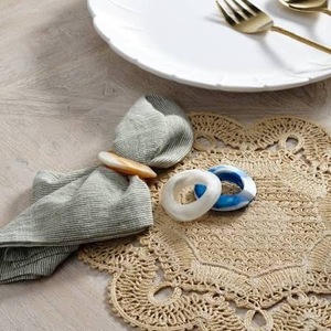 Anneaux de serviette en résine écologiques, personnalisés, fabriqués en Inde, mode ILAHI, pour la fête des mères, Pâques, mariages, fêtes, restaurants, table - Product Image 2