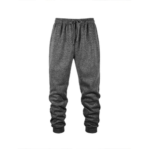 Custom <b>White</b> Sweatpants Casual Zipper Fly Elastic Mid Waist Cuffed Joggers Bonded Fabric Breathable Quick Dry <b>Trousers</b> Pants <b>Men</b> - Product Image 4